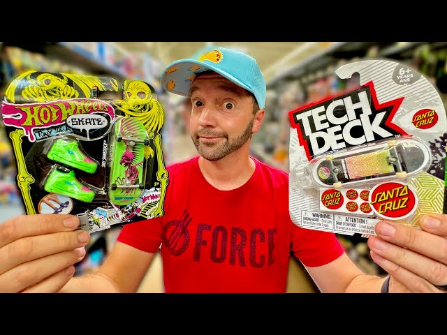 Tech Deck VS Hot Wheels Fingerboards