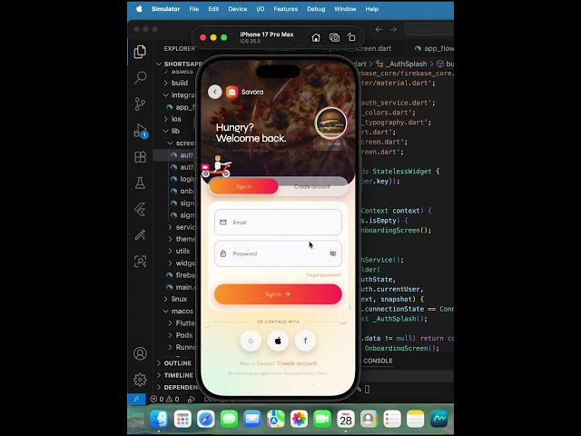This Food Delivery Onboarding Flow is TOO Smooth #flutter #fluttertutorials