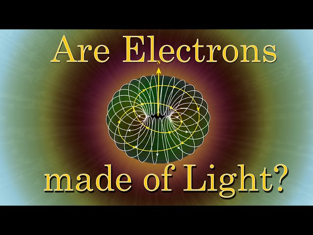 Williamson & Van der Mark electron model  |  Are electrons made of light?