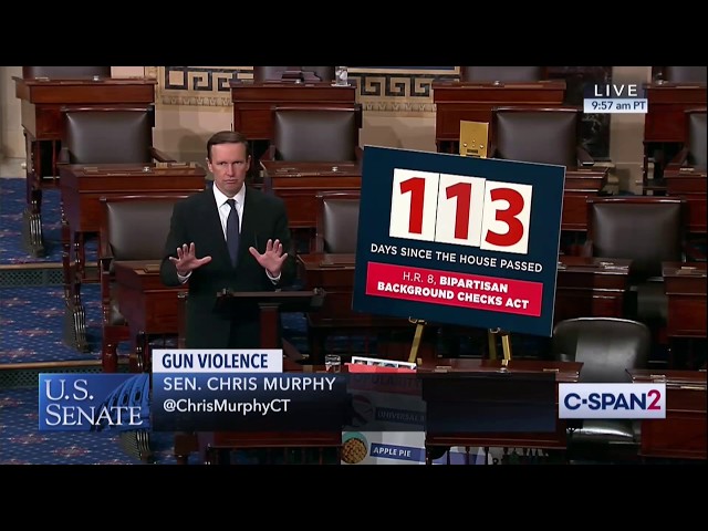 Senator Murphy Delivers Floor Speech Calling On McConnell to Act on Gun Violence