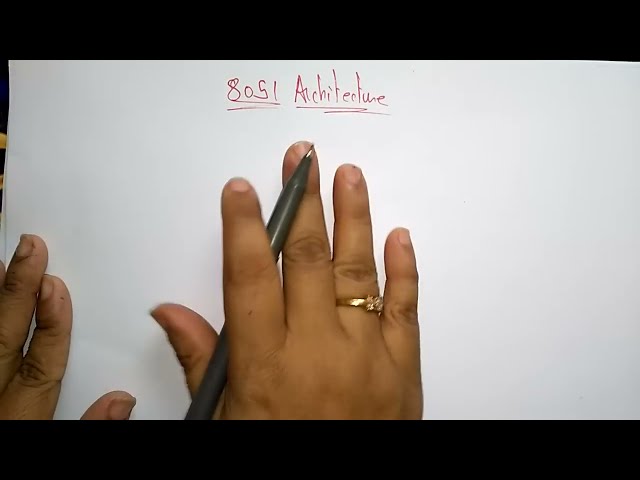 8051 microcontroller architecture | Part-1/2 | MPMC | Lec-53 | Bhanu Priya
