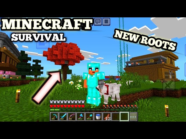 NEW ROOTS 😱 | Minecraft Survival | Gamer AJ 