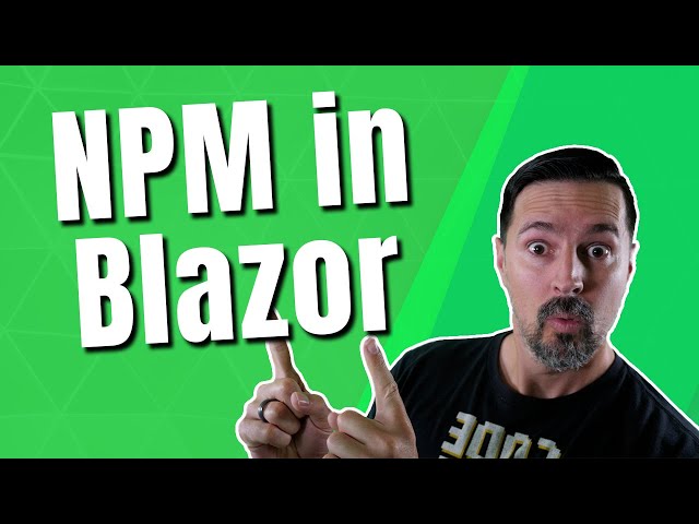How to use NPM in Blazor