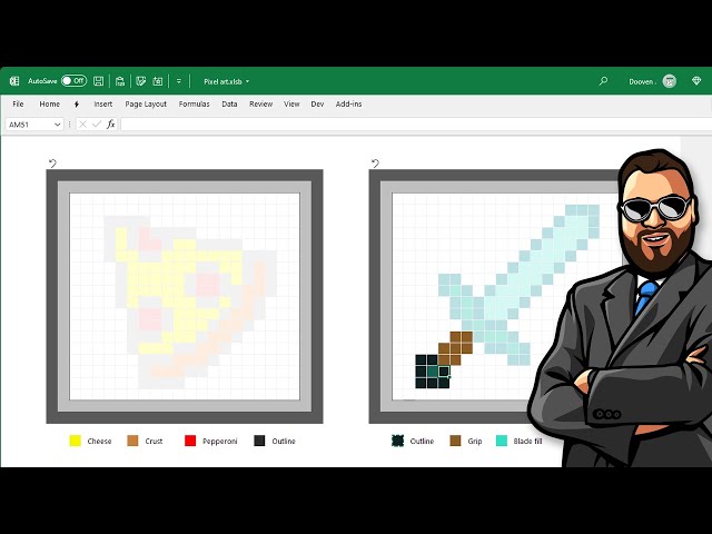 Pixel art in Excel ποΈ
