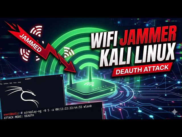 WIFI SIGNAL JAMMER USING YOUR LAPTOP