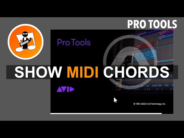 How to see which Midi Chords you are playing in Pro Tools