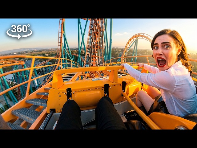 360° | The World's Most Intense VR Roller Coaster! (LIVE ACTION)