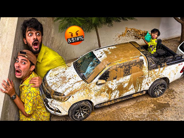 MUNNA DESTROYED MY EXPENSIVE TOYOTA REVO DAALA 🤬 | MISHKAT KHAN VLOG 