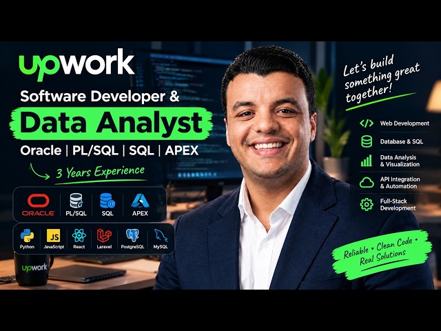 Software Developer | Oracle PL/SQL, SQL, APEX & Data Analysis | 3 Years Experience