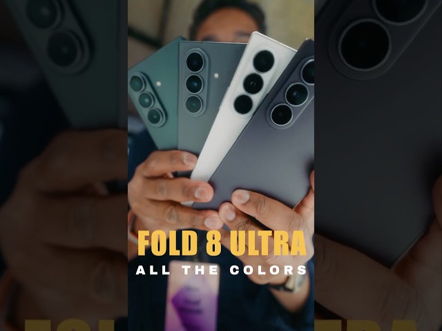Galaxy Z Fold 8 Ultra ALL THE COLORS