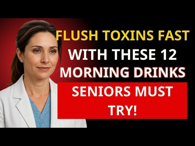 Senior, 12 Best Morning Drinks to Flush Toxins & Lower Creatinine Fast! | Health Aura