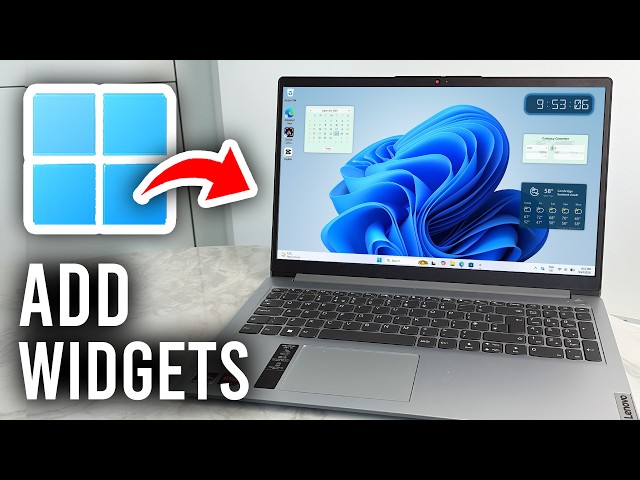 How To Add Widgets To Laptop Desktop - Tutorial