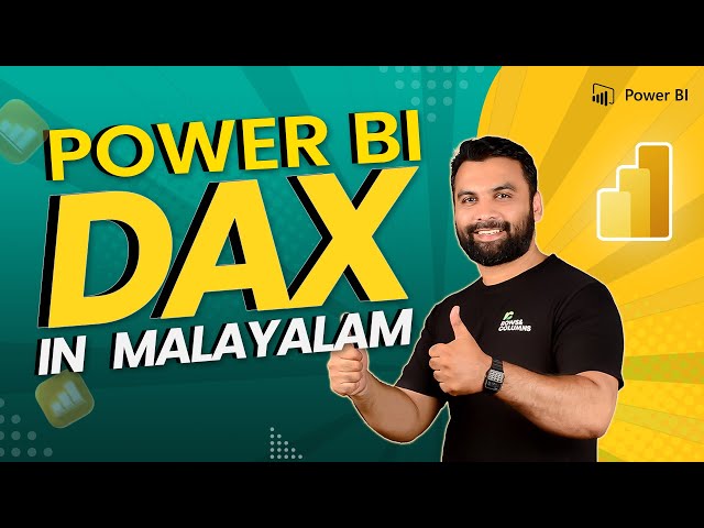 Power BI Dax in Malayalam | For Beginners | Power Pivot & DAX