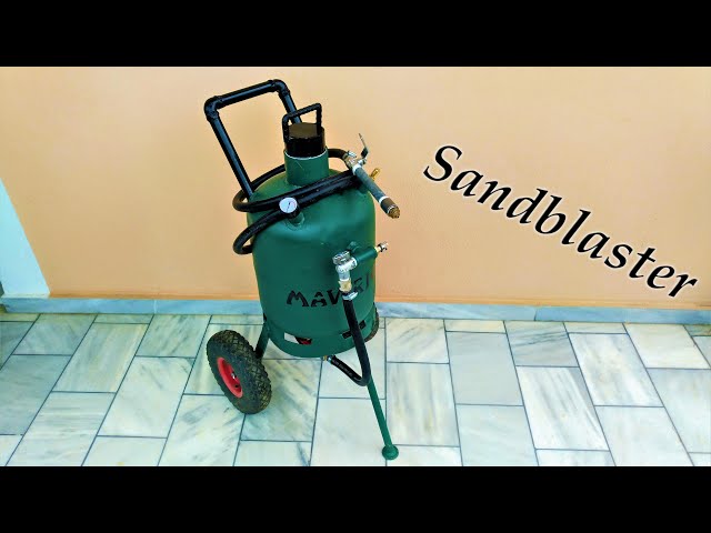 Homemade Sandblaster From LPG Tank
