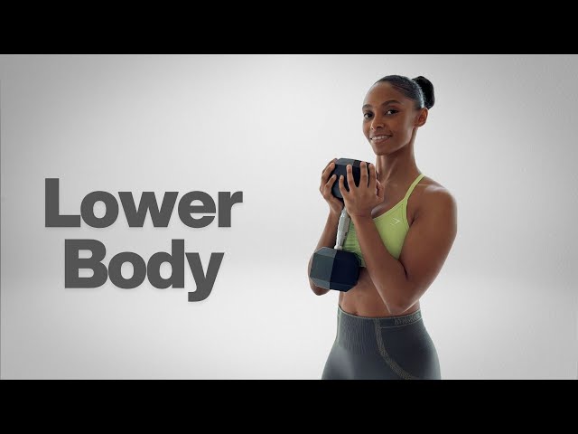 20 minute LEGS & GLUTES Lower Body Dumbbell Workout | Toning & Shaping 🔥