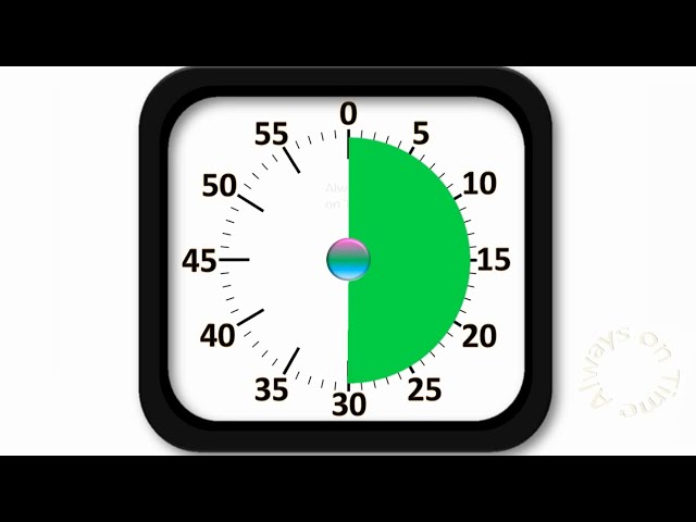 30 minute visual timer