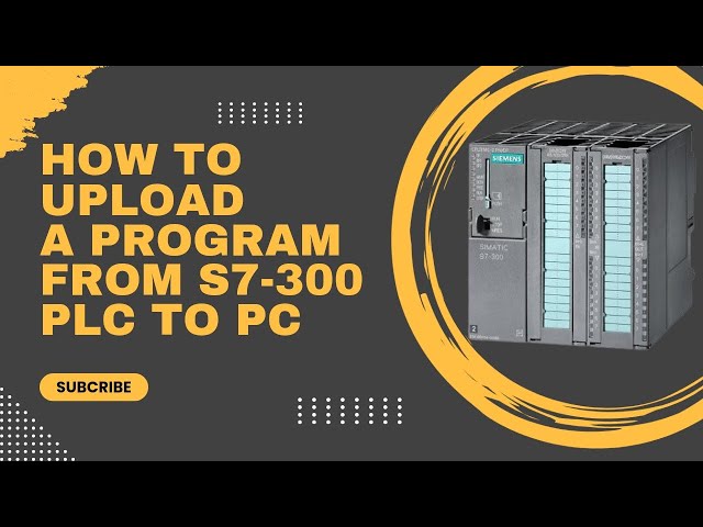 S7 300 PLC training course for beginners (How to Upload a program from S7-300 PLC to PC) #plc