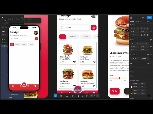 Speed Code: FoodGo App Home Screen in Flutter!