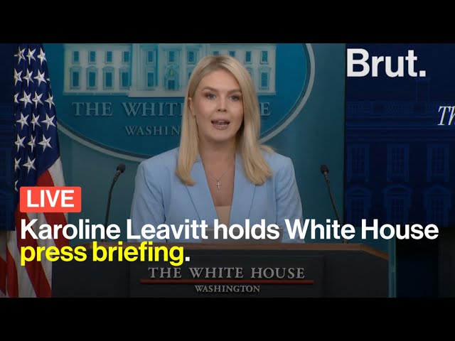 LIVE: Karoline Leavitt holds White House Press Briefing