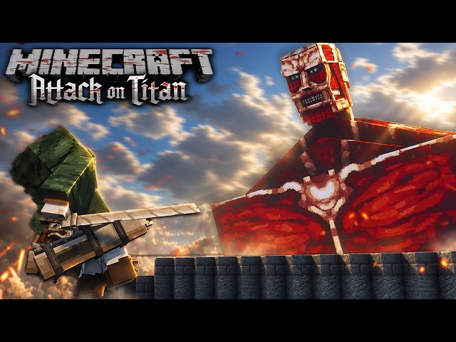 What If Attack On Titan Was In Minecraft?