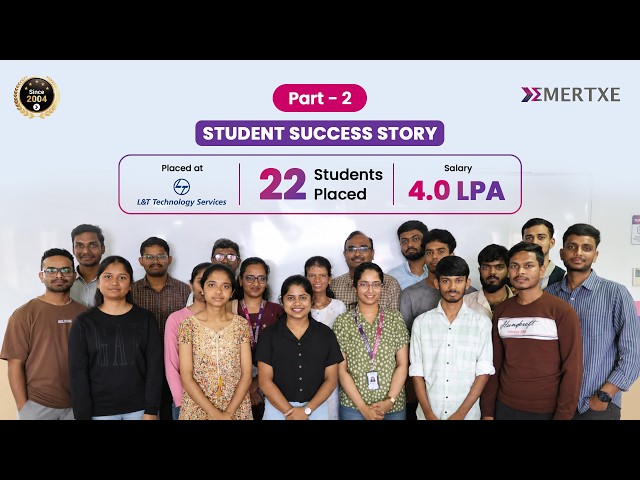 Embedded Systems Course with Job Placement helped these 5 students join L & T