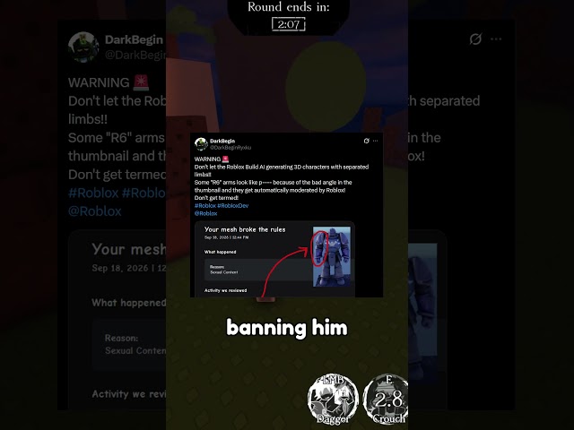 Roblox Just Banned a Developer Over AI... #roblox #forsaken #forsakenroblox
