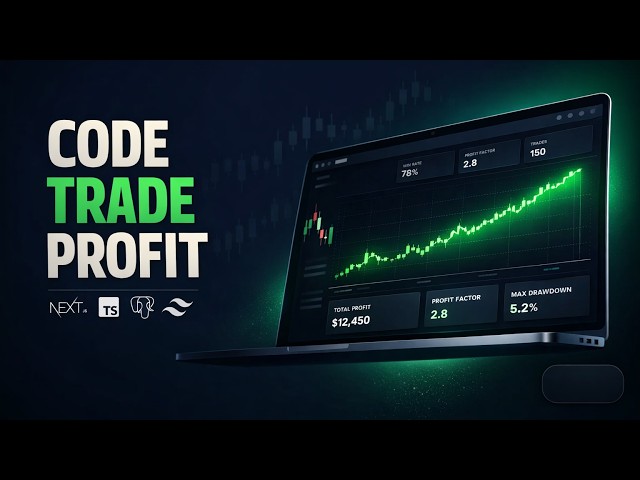 Full Stack Next.js App | Trading Journal | Full Tutorial | Claude Code, Clerk &  Neon DB