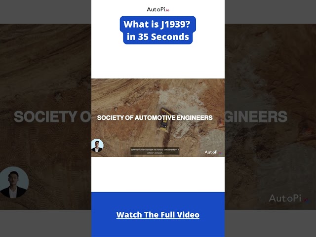 J1939 Explained in 35 Seconds: Discover Its Power!