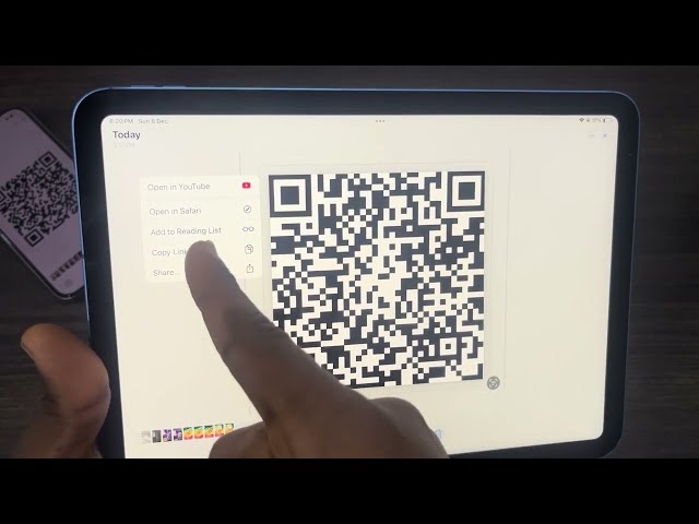 How to Scan QR Code on iPad