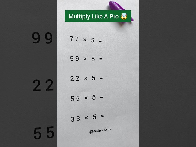 Multiplying Twins Number #mathematics #maths #multiplication #shorts #trendingshorts