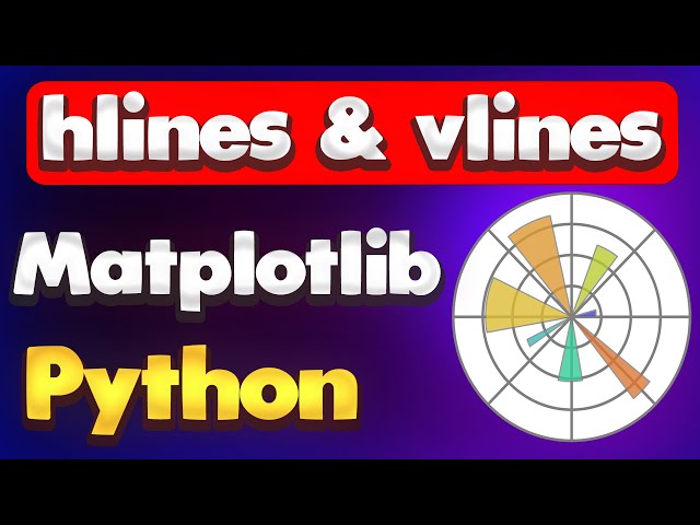 Plot Vertical and Horizontal Lines using Matplotlib in Python | Matplotlib Tutorial - Part 07