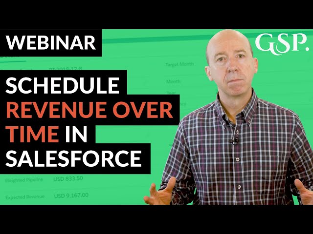 Webinar | Schedule Revenue Over Time In Salesforce