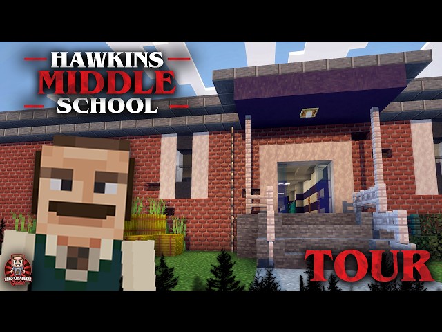 I Rebuilt Hawkins Middle School from Stranger Things in Minecraft… AGAIN!