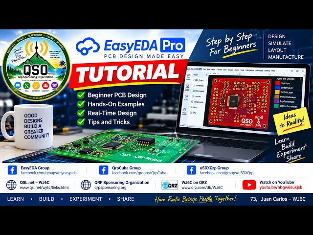 EasyEDA Pro Tutorial | Building a QRP Project Step by Step