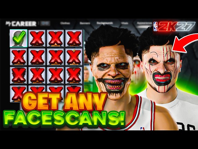 HOW TO GET ANY FACESCANS TO WORK on NBA 2K27! GET CUSTOM SCANS & MORE NOW! FACESCAN TUTORIAL 2K27!