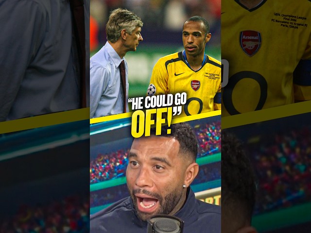 Jermaine Pennant recalls the time Arsene Wenger and Thierry Henry butted heads! 🤜🤛  #football