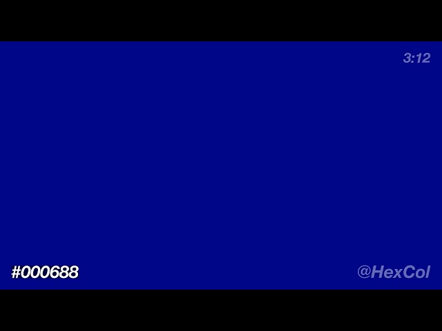What does #000688 - Vivid Frosty Lavender Coral look like? | Color Code Preview