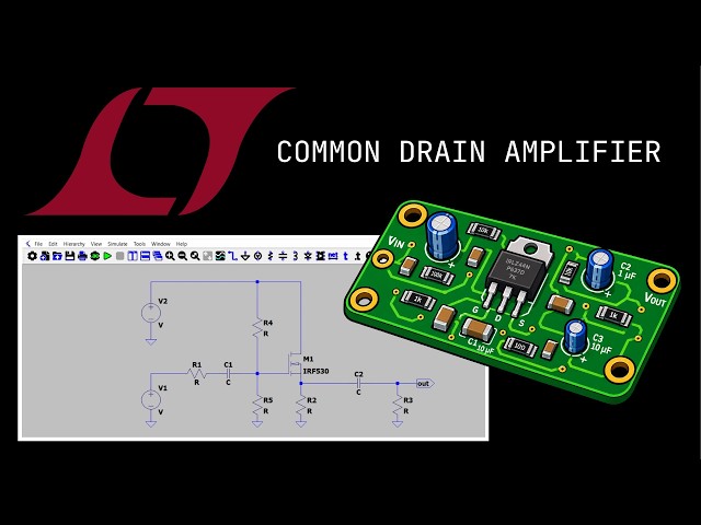LTspice: Common Drain Amplifier
