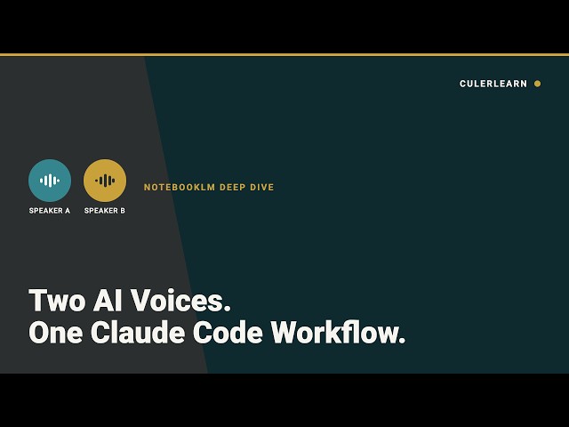 AI Discusses the Claude Code Workflow: A NotebookLM Deep Dive