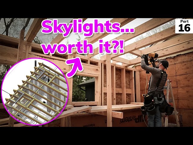 Framing Skylights & Ceiling Joists | Day 14 – North Wing Modern Home Addition