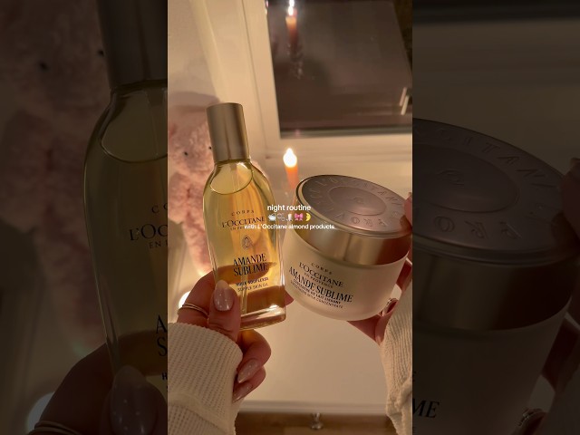 new packaging is 10/10🛁🫧🕯️🎀🌛 @loccitaneenprovence  #loccitanepartner