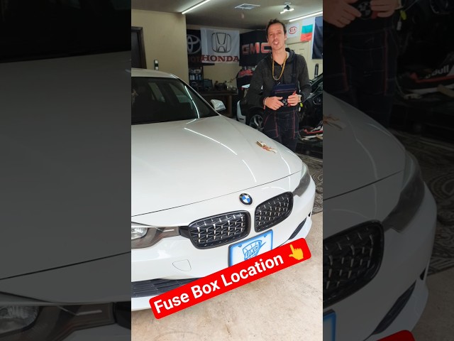 BMW F30 F31 🛠️ FUSE Box Location Diagram 👉#bmw #f30 #bmw3series #beamers #bimer #fusebox #easy #fix