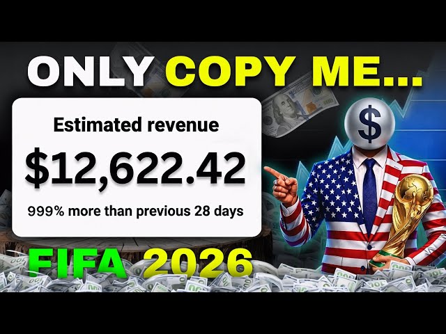 How I Earned $12,622.42 🤑 with FIFA World Cup 2026 shorts || copy paste USA channel Idea 2026