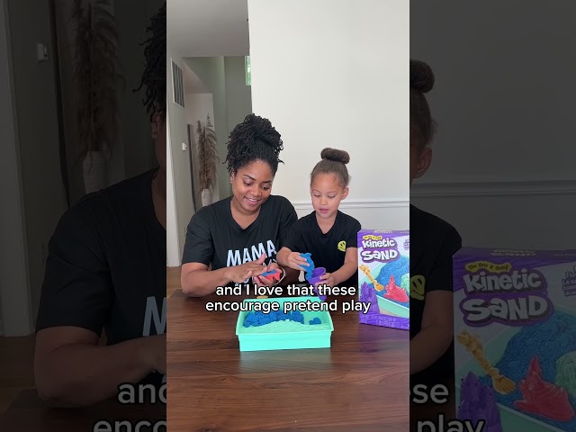 Mama and Daughter love their Sandbox Set! #KineticSand #Shorts