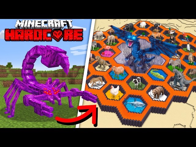 I Built a ZOO for REAL LIFE Animals in Minecraft