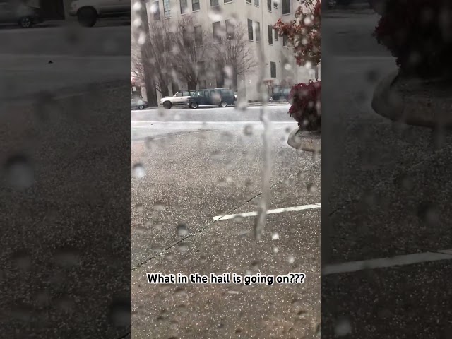 Crazy Hailstorm in Sacramento! 🌨️⛈️ | Felt Like My Car Was Under Attack! 🚗💥 #crazy #story