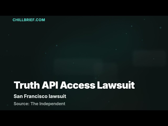 [16:9] Truth API Access Lawsuit