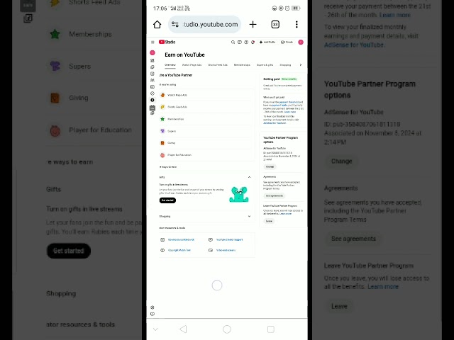 How to check your YouTube revenue on Chrome browser Android app | YouTube studio in chrome browser