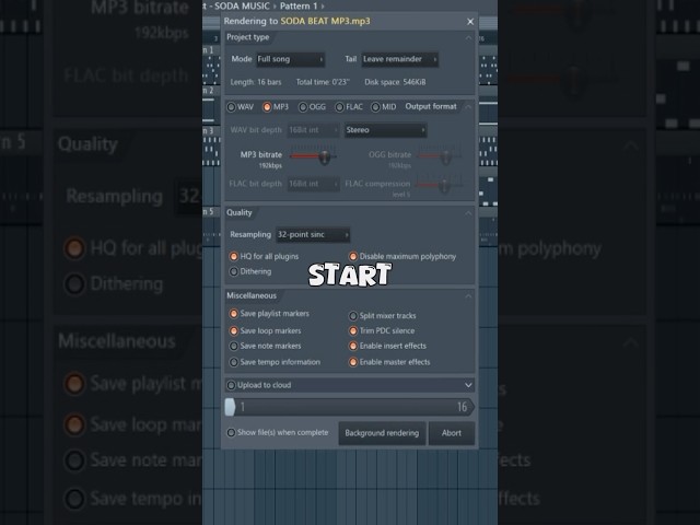 How to Export Fl Audio Quickly #shorts #shortsfeed #flstudio