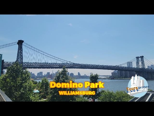 Waterfront Park for all ages: Domino Park in Williamsburg, Brooklyn